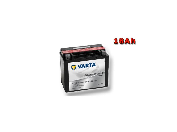 Motobatéria VARTA YTX20L-BS, 18Ah, 12V