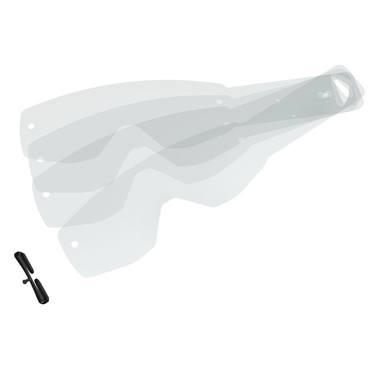 HUSTLE MX TEAR OFF'S (20 PCS) HUSTLE MX TEAR OFF'S (20 PCS)