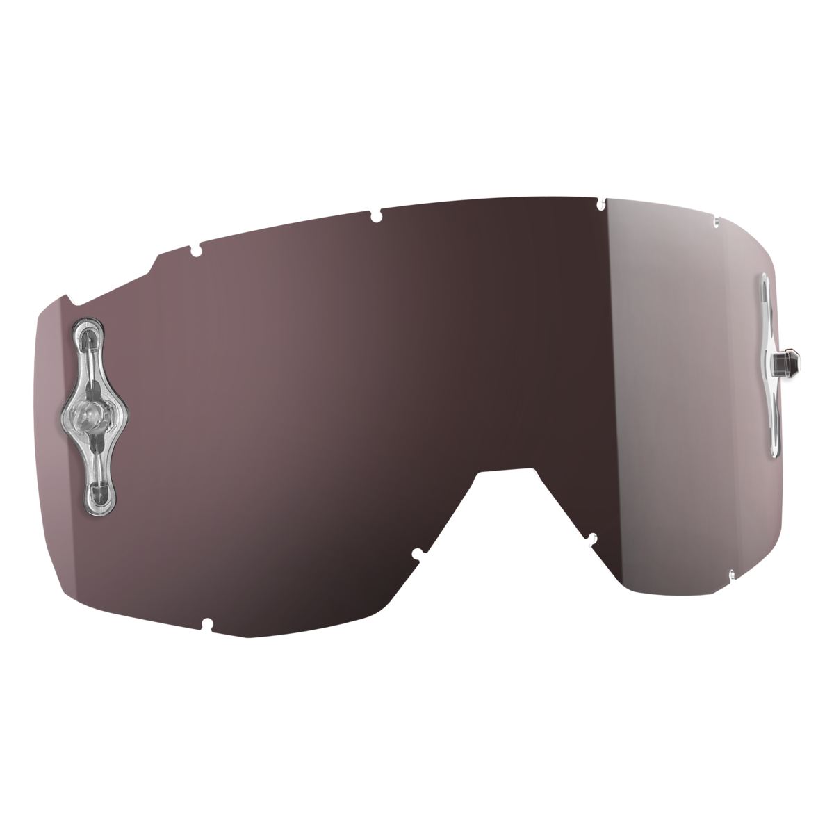 HUSTLE MX SINGLE LENS SILVER CHROME AFC WORKS