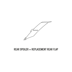 X-SPIRIT III REAR FLAP (SMALL) X-SPIRIT III REAR FLAP (SMALL)
