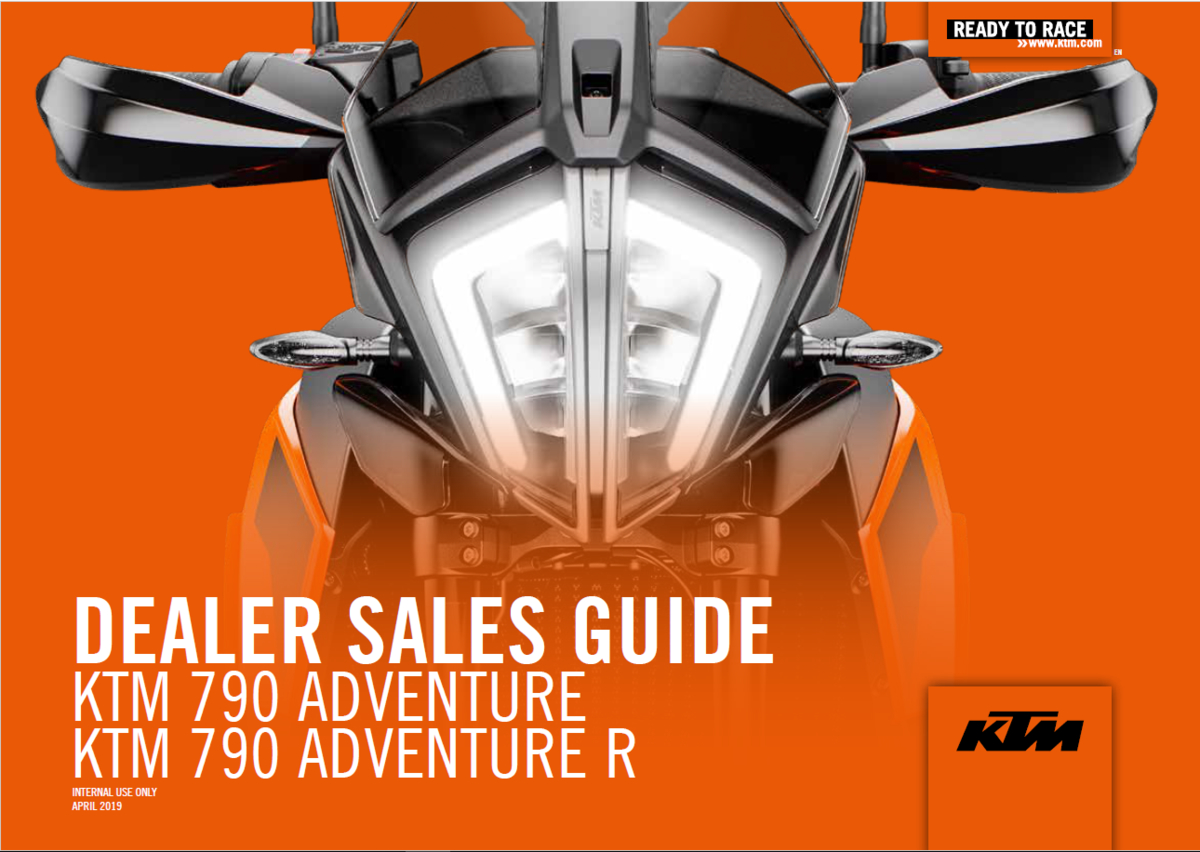 Dealer Sales Guide 790 Adventure