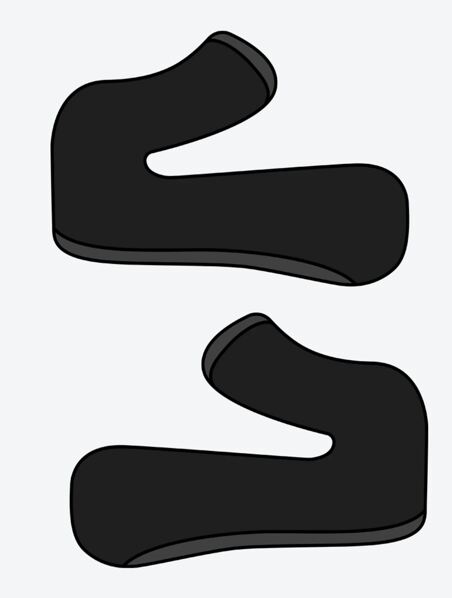 WRAAAP HELMET CHEEK PADS WRAAAP HELMET CHEEK PADS