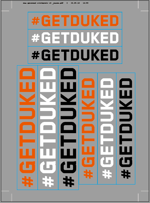 #GETDUKED Sticker Kit #GETDUKED Sticker Kit