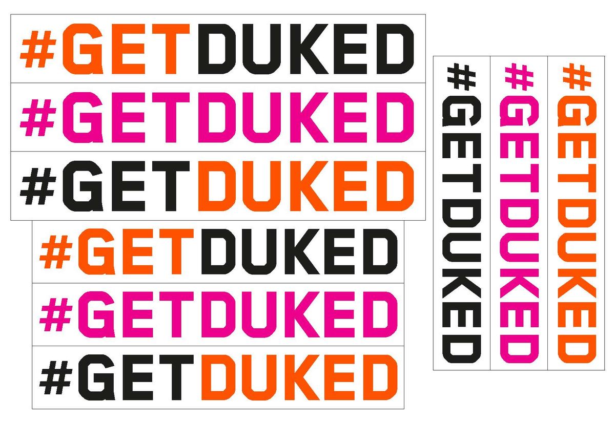 #GETDUKED #GOADVENTURE Sticker