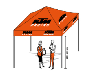 Tent Roof 3 x 3m (old Logo)