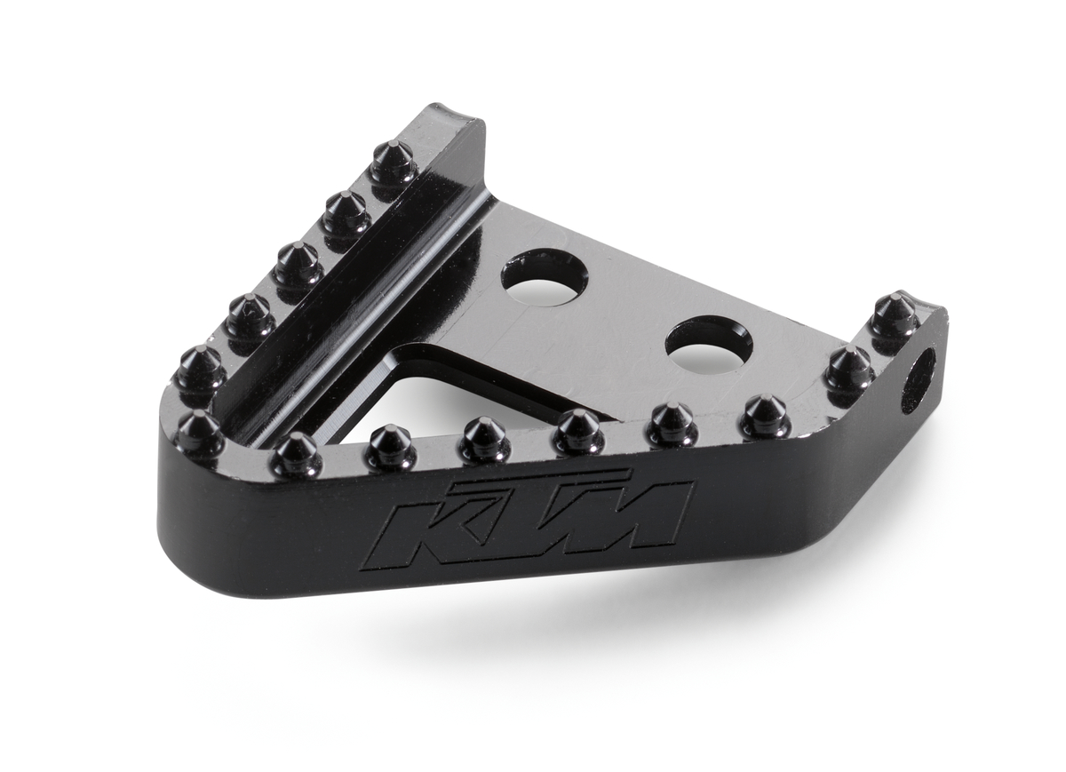 Footbrake lever step plate