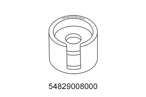 Insert for crankshaft pressing tool