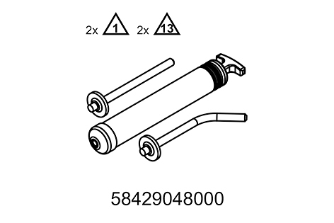 Oil filler syringe Oil filler syringe