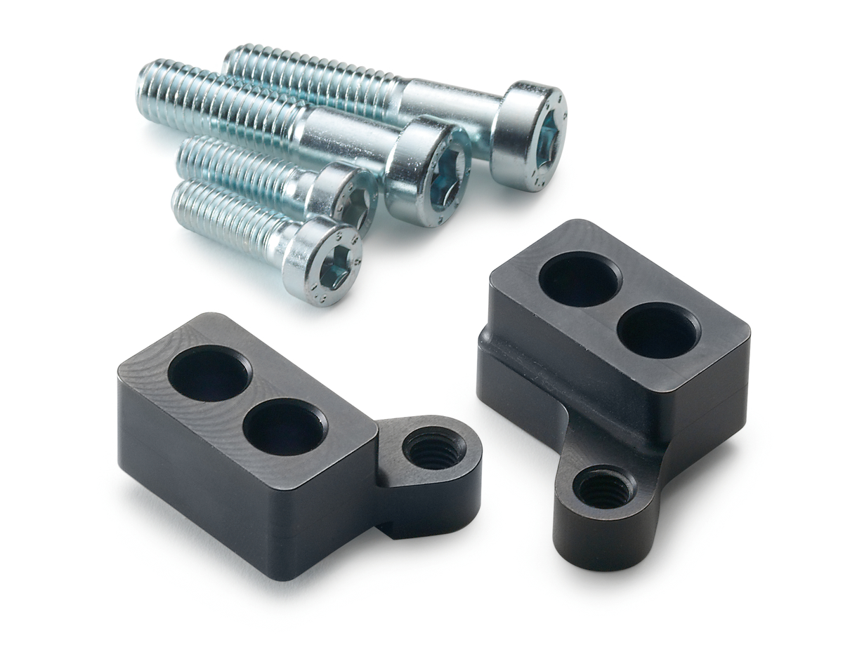 Factory steering damper bracket Factory steering damper bracket