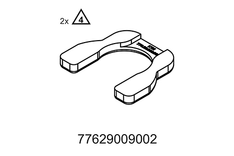 Oberteil Trennplatte