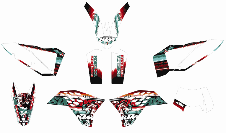 Mexico Six Days graphics kit