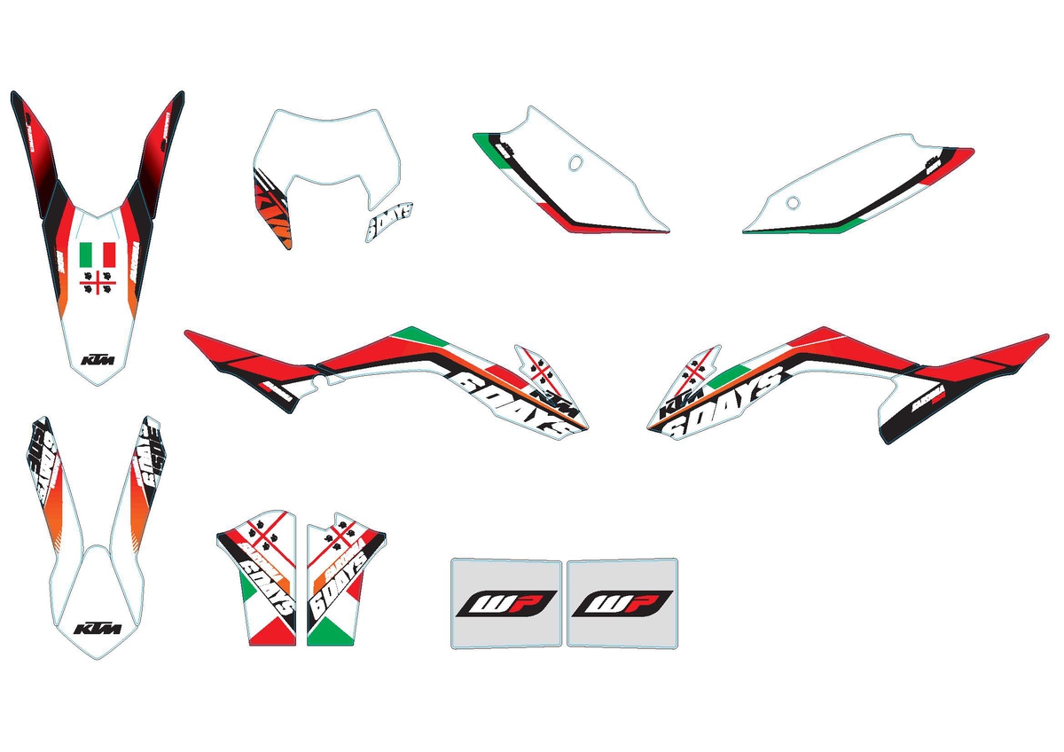 Italy Six Days graphics kit Italy Six Days graphics kit