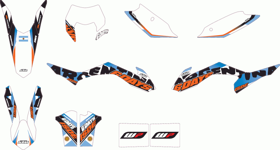 Argentina Six Days graphics kit Argentina Six Days graphics kit