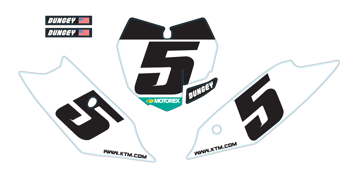 Dungey start number kit Dungey start number kit