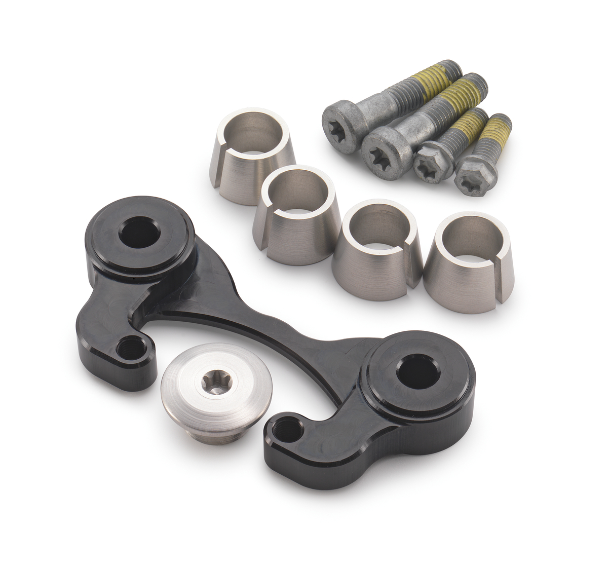 Factory steering damper bracket Factory steering damper bracket