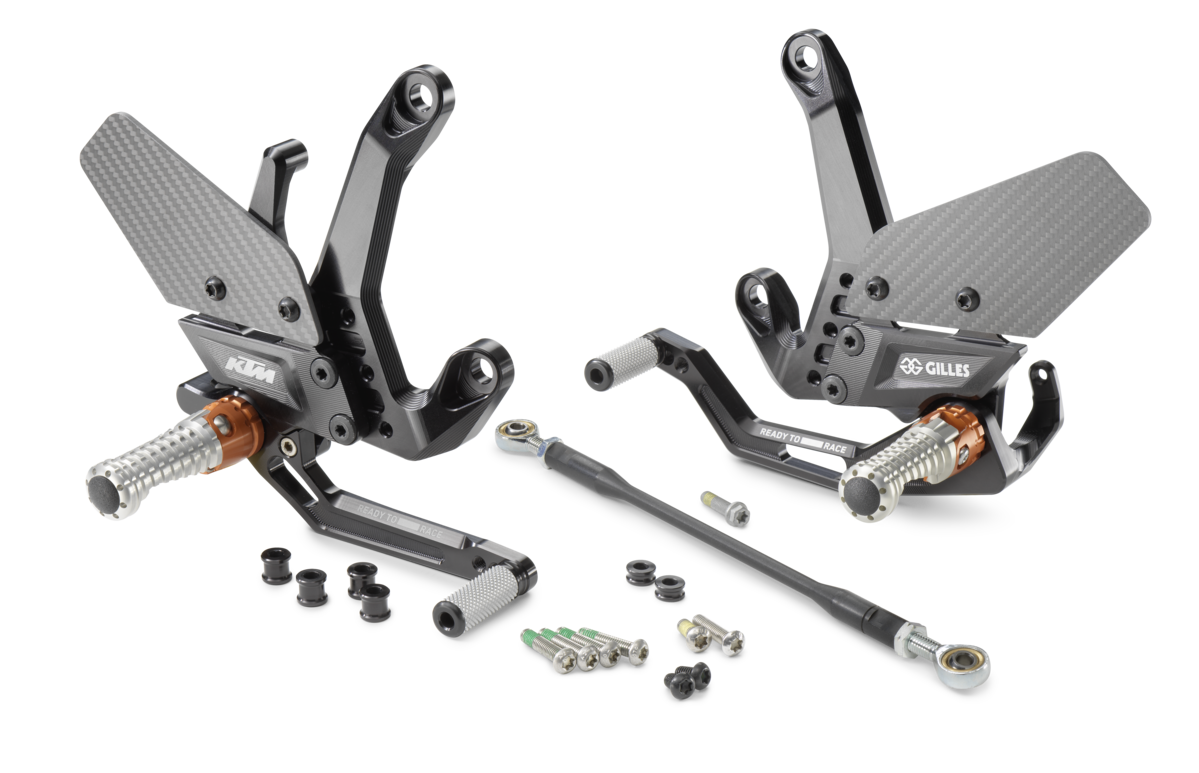 Factory footpeg system Factory footpeg system