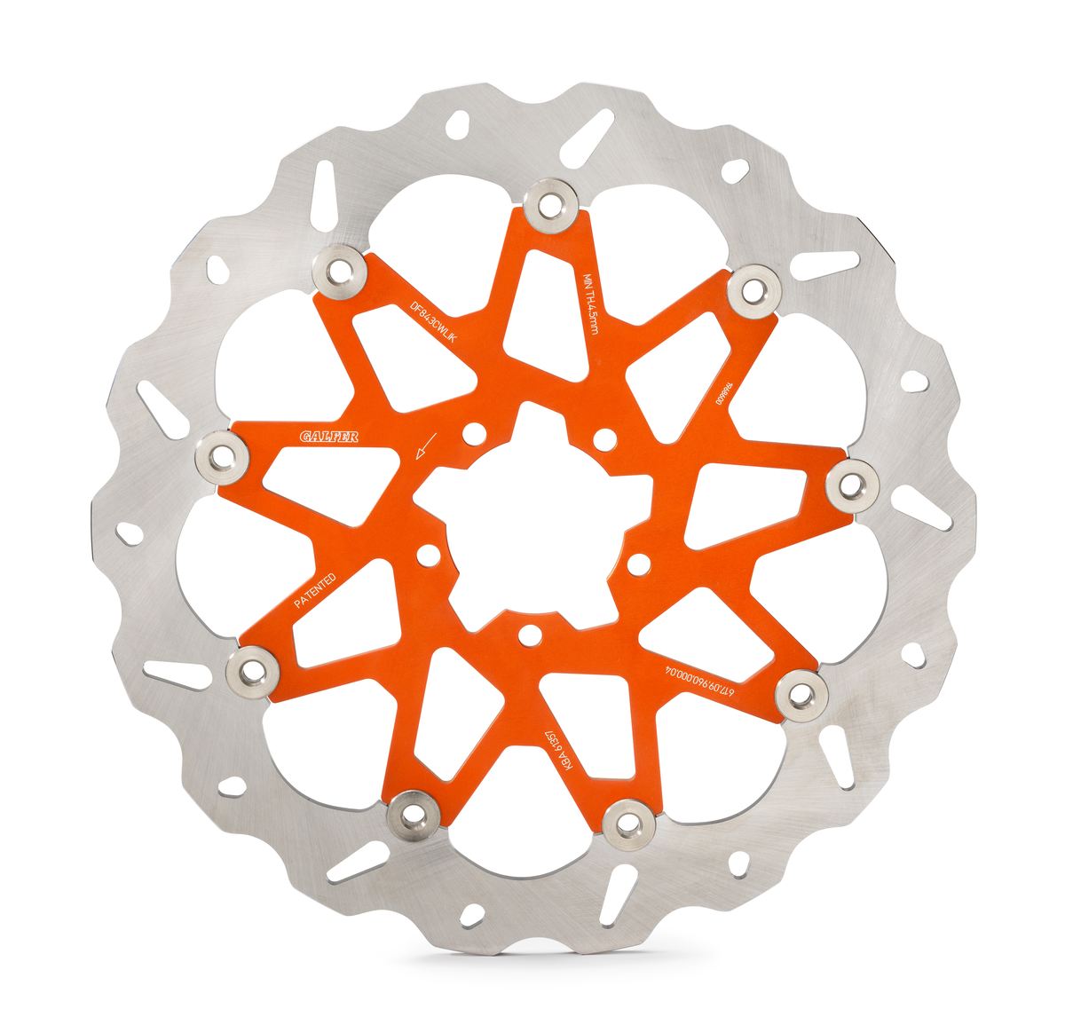 Wave brake disc set Wave brake disc set