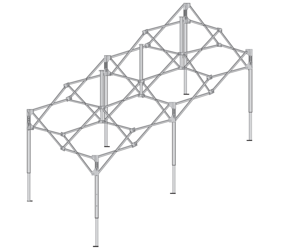 Tent Frame 6 x 3 m Tent Frame 6 x 3 m