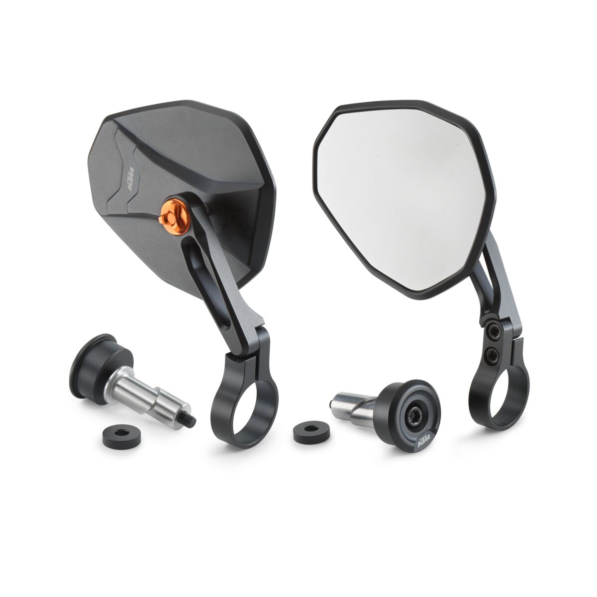 Handlebar end mirror set