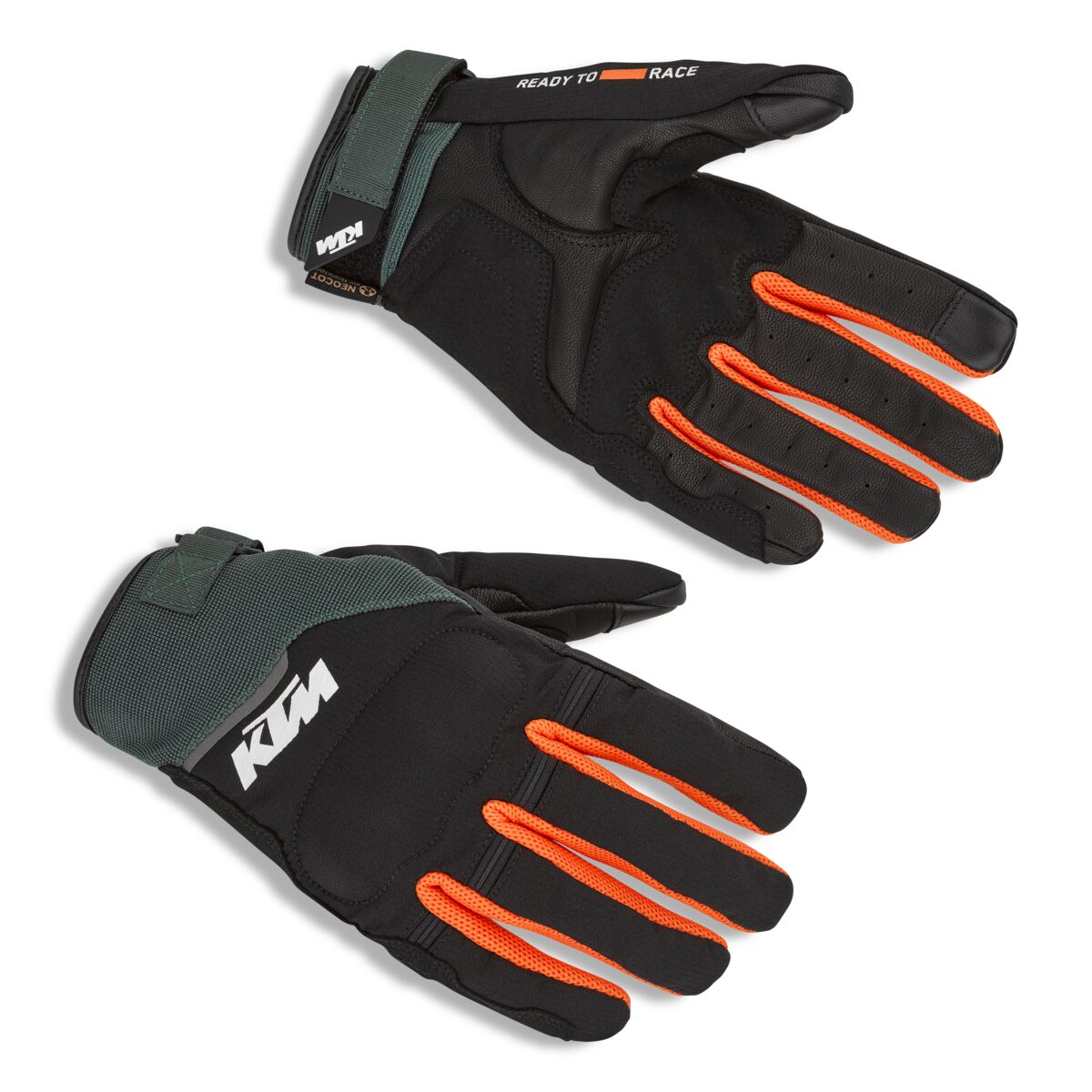 Two 4 Ride V3 Gloves - Black/Green