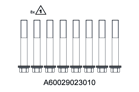 Cylinder fixing screws